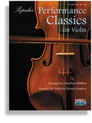Popular Performance Classics For Violin by - Robbins and Gendron - for Violin w/c