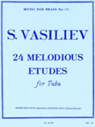 24 Melodious Etudes by Vasiliev S for Tuba Method
