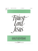 Fairest Lord Jesus - 3 Octave by - Kauffmann Ronald E - for Handbells 3 Octave