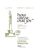 How Great Our Joy by - Dobrinski Cynthia - for Handbells 3-5 Octave