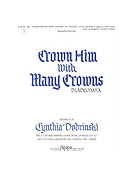 Crown Him with Many Crowns - 3-5 Octave by - Dobrinski Cynthia - for Handbells 3-5 Octave and Organ