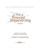 O For A Thousand Tongues To Sing by - Dobrinski Cynthia - for Handbells 3-5 Octave (O FOR A THOUSAND TON)