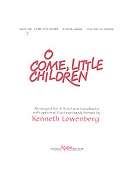 O Come Little Children - 3-5 Octave by - Kenneth Lowenberg - for 3-5 Octave w/Optional 3 Octave Handchi
