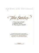 THREE SKETCHES 3-6 oct. w/opt. 3-5. oct Handchimes & Percussion by Dobrinski Cynthia for 3-6 Octave w