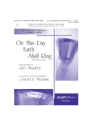ON THIS DAY EARTH SHALL RING by - Sherman Arnold B - Larry Shackley for Handbells 3-6 Octave (ON THIS DAY EARTH SH)