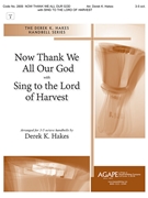 Now Thank We All Our God with Sing to the Lord of Harvest by - Hakes Derek K - for Handbells 3-5 Octave (NOW THANK WE ALL OUR)
