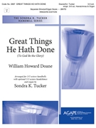 Great Things He Hath Done - To God Be the Glory by Doane William Howard - Tucker Sondra - for Handbells 3-5 Octave