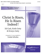 Christ Is Risen He Is Risen Indeed by Getty and Cash - Scholes Linda - for Handbells 2-3 Octave