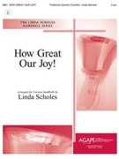 How Great Our Joy by - Scholes Linda - for Handbells 3 Octave