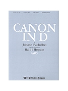 Canon In D by Pachelbel - Hopson Hal H - for Organ Solo