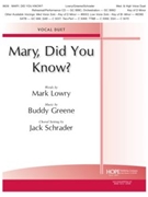 Mary, Did You Know? -  Solo - Med. and High Voice Duet; Key of D Minor
