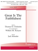 Great Is Thy Faithfulness - Vocal solo by for