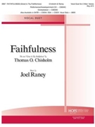 Faithfulness (Key of C) by Raney Joel Thomas O Chisholm for Duet - 2 med Voices