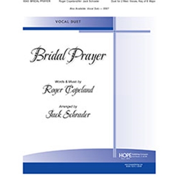 Bridal Prayer - Vocal Duet, key of E