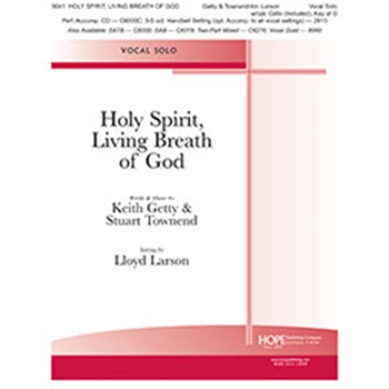 Holy Spirit Living Breath of God by Getty and Townend - Larson Lloyd - for Key of D and Piano