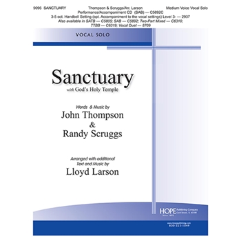 Sanctuary with God's Holy Temple - Vocal Solo (Key of D)