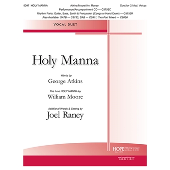 Holy Manna - Vocal Duet (2 Med. Voices - Key of C Minor)