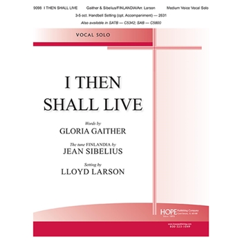 I Then Shall Live - Vocal Solo (Key of  F)