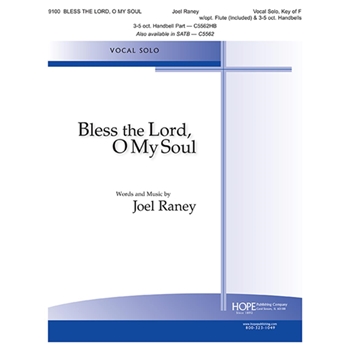 Bless the Lord, O My Soul - Vocal Solo (Key of F)