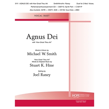 Agnus Dei w How Great Thou Art-Vocal Duet (2 Med. Voices-Key F)