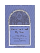 BLESS THE LORD MY SOUL SATB by - Hopson Hal H - for SATB (BLESS THE LORD MY S)
