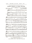 Come Down O Love Divine by Vaughan Williams Ralph - Diettrich - for SATB and Organ