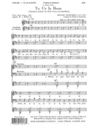 TO US IS BORN SAB by - Philip Dietterich - for SAB or Thr (TO US IS BORN)