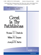 Great Is Thy Faithfulness by Runyan William - Martin Joseph M - Thomas Chisholm for SATB