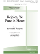 Rejoice Ye Pure In Heart by Parks Marty - Parks Marty - Edward Plumptre for SATB
