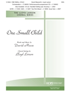 One Small Child by Meece David - Larson Lloyd - for SSA and Piano