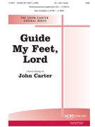 Guide My Feet Lord by Spiritual - Carter John - for SAB and Piano