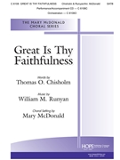 Great Is Thy Faithfulness by Runyan William - McDonald Mary - Thomas Chisholm for SATB and Piano