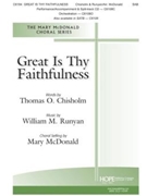 Great Is Thy Faithfulness by Runyan William - McDonald Mary - Thomas O Chisholm for SAB and Piano