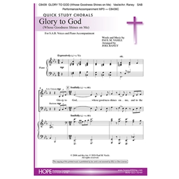 Glory to God (Whose Goodness Shines on Me)