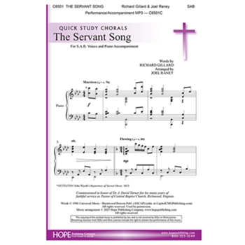 The Servant Song - SAB
