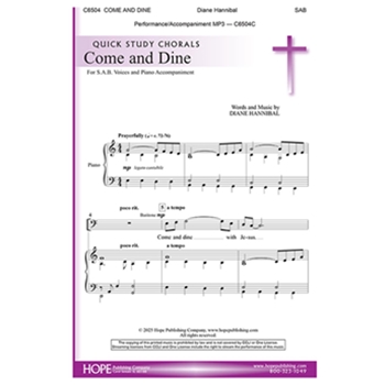 Come and Dine - SATB