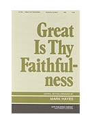 GREAT IS THY FAITHFULNESS TTBB by Runyan William - Hayes Mark - for Men's Voic