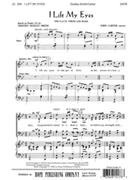 I LIFT MY EYES SATB by Carter John Timothy Dudley-Smith for SATB