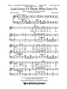 God Gives Us Those Who Love Us - Unison by Carter John Mary Kay Beall for Unison