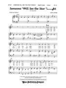 Someone Will See the Star Tonight - Unison by Carter John Mary Kay Beall for Unison
