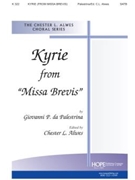 KYRIE FROM 'MISSA BREVIS' SATB by - Alwes Chester L - for SATB (KYRIE FROM 'MISS)