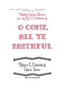 O COME ALL YE FAITHFUL SATB & Cong. w/opt. Brass & Timpani by - Clatterbuck Robert - for SATB (O COME ALL YE FAITH)