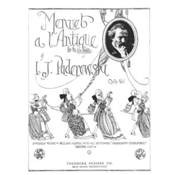 Menuet In G Opus 14 #1 by Paderewski Ignacy Jan for Piano