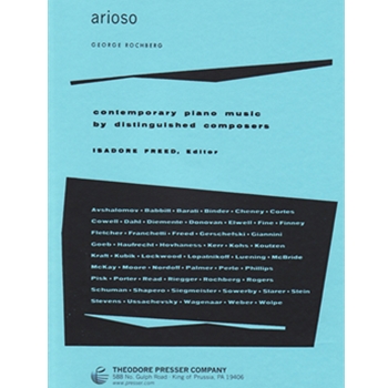 Arioso by Rochberg George for Piano