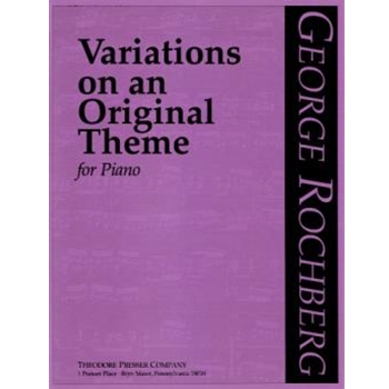 Variations On An Original Theme by Rochberg George for Piano