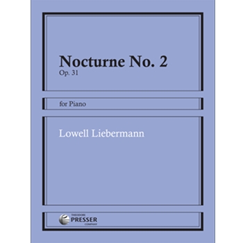 Nocturne No. 2 For Piano by Liebermann Lowell for
