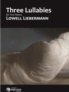 Three Lullabies - for two pianos by Liebermann Lowell for 2 Piano 4 Hands
