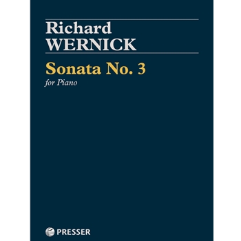 Sonata No. 3 by Wernick Richard for Piano
