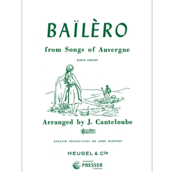 Banlfro Song Of The Shepherds Of Haute-Auvergne by - Canteloube Joseph - for