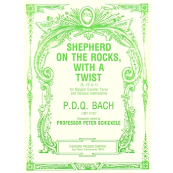 Shepherd On The Rocks With A Twist by Bach P.D.Q. - Schickele Peter - for Vocal Collection